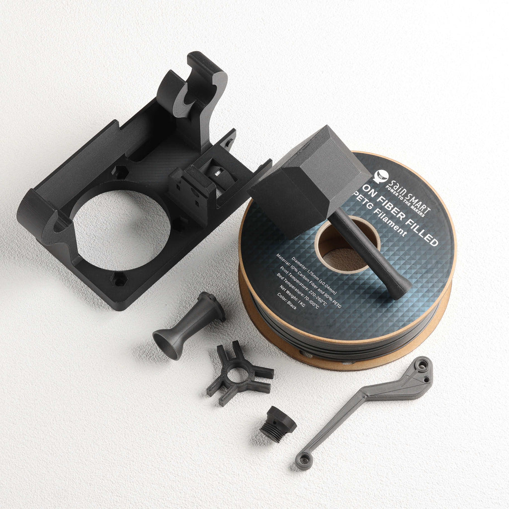 Black, Bronze Carbon Fiber PETG Filament, 1.75mm, Accuracy +/-0.04mm 1KG (2.2lbs)