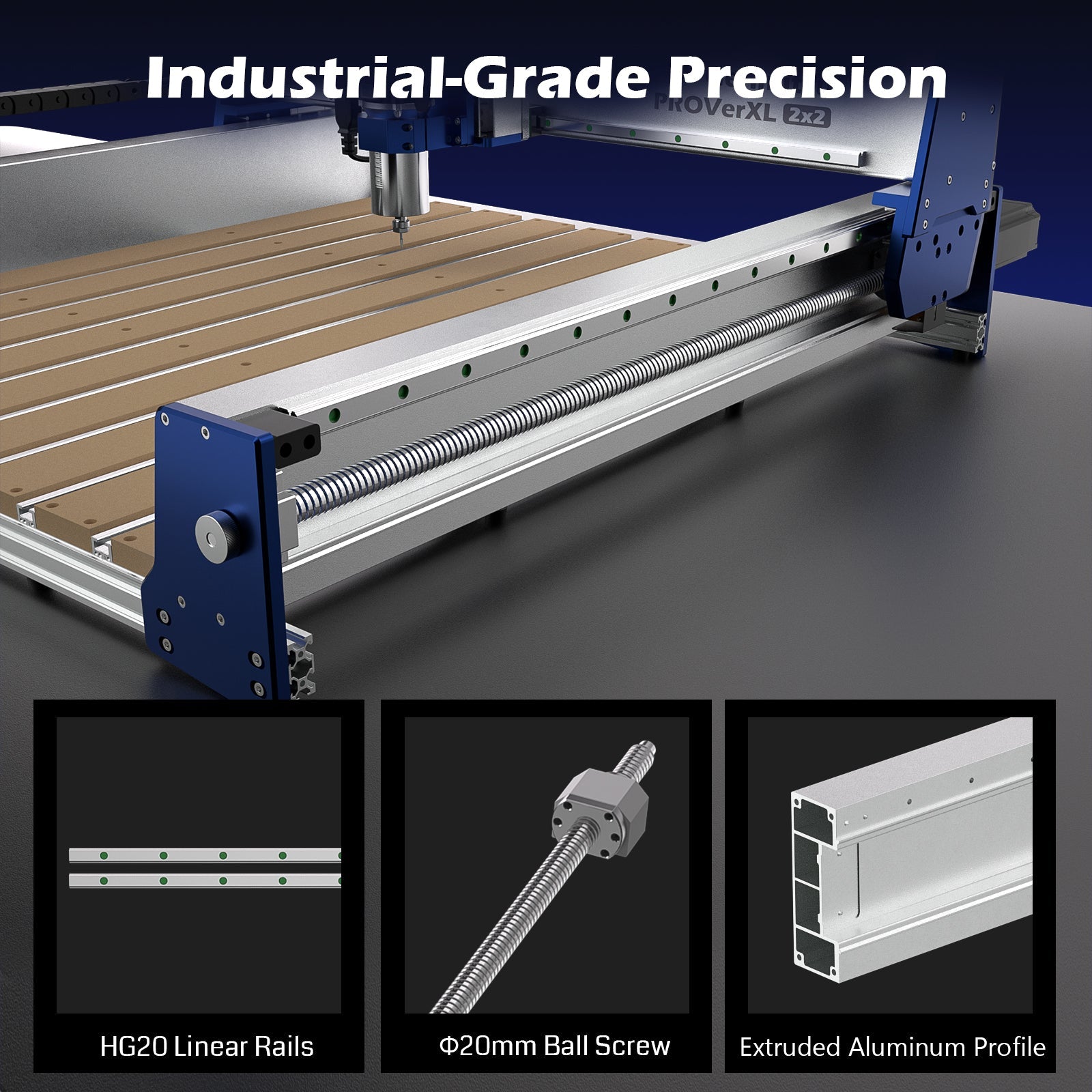 PROVerXL 2x2 CNC Router with Vectric Software, Professional Grade Precision