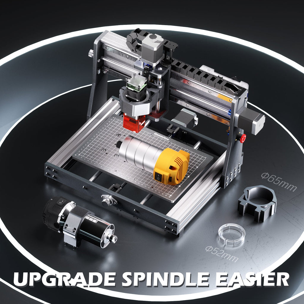 3020-PRO Ultra Desktop CNC Router, 710W Spindle for Metal Carving and Cutting