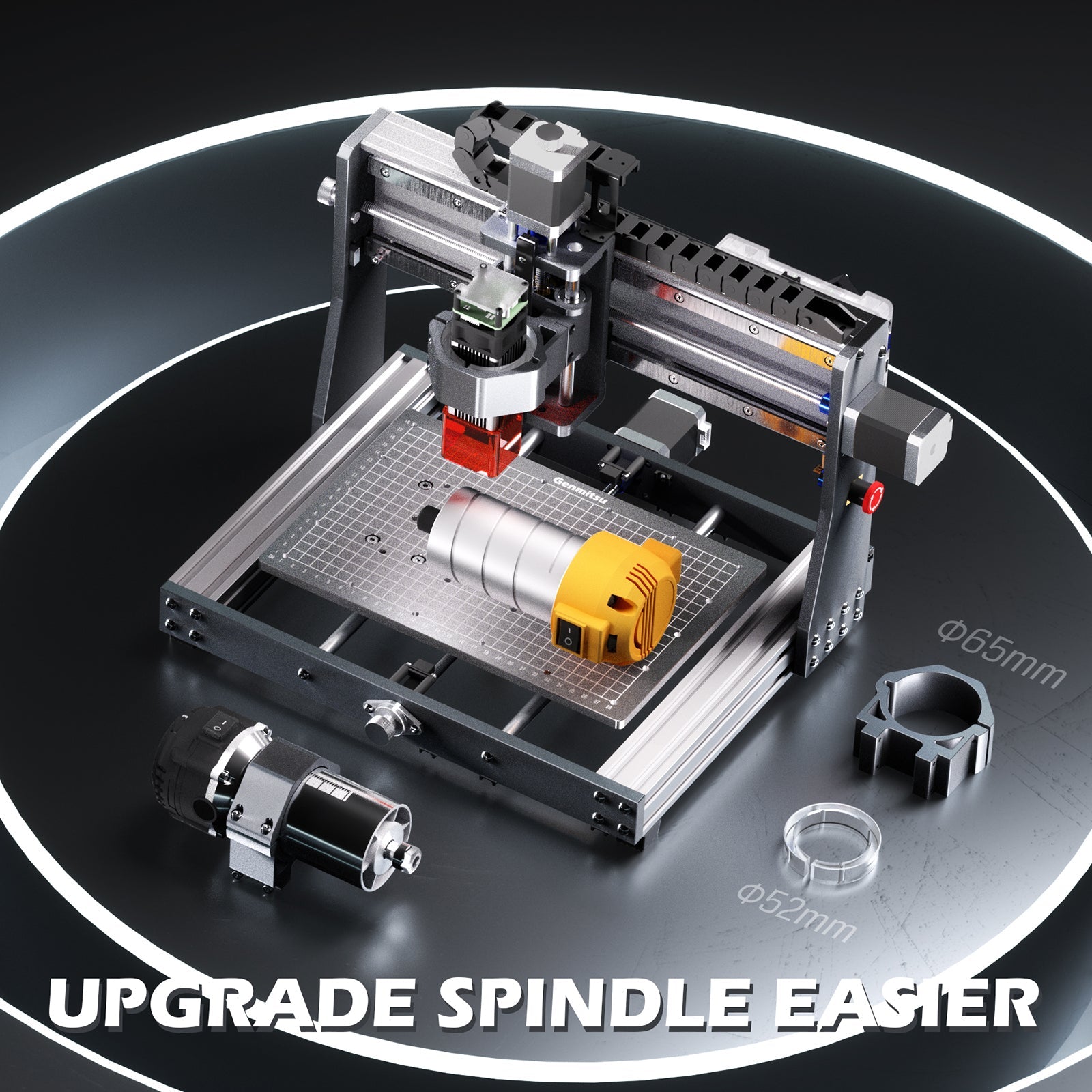 3020-PRO Ultra Desktop CNC Router, 710W Spindle for Metal Carving and Cutting