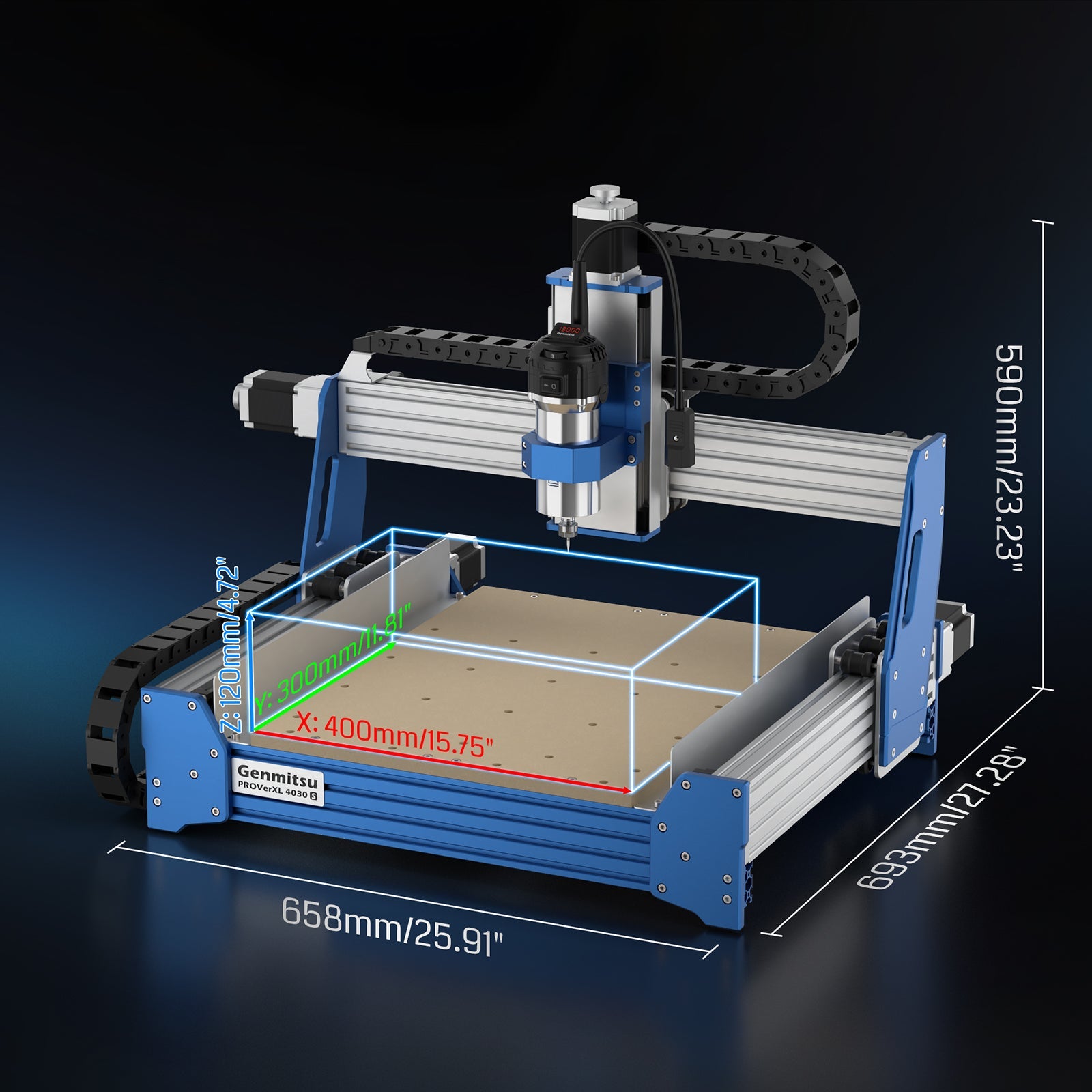 PROVerXL 4030S Desktop CNC Router Machine