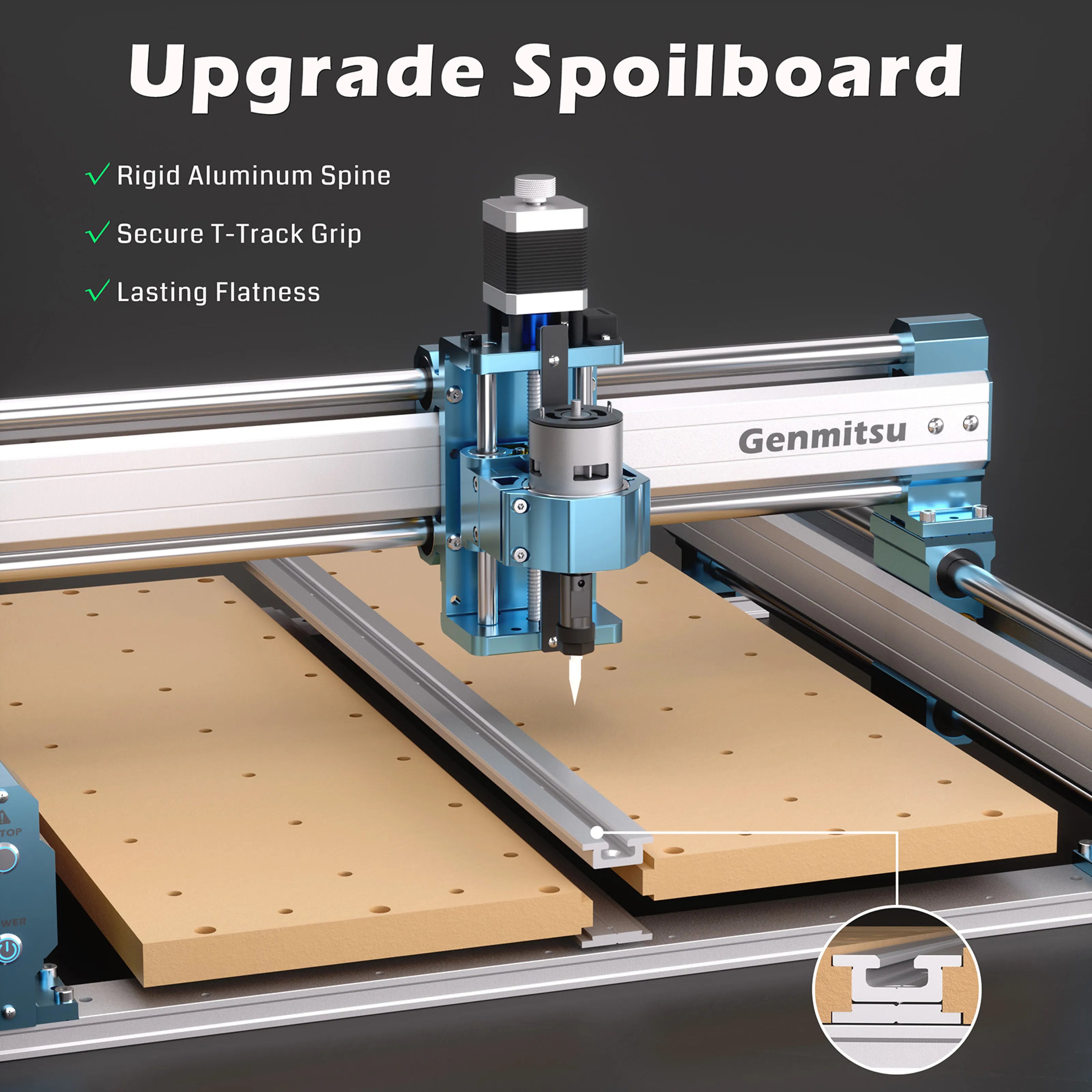 4040-PRO Desktop CNC Router Machine for Carving and Cutting