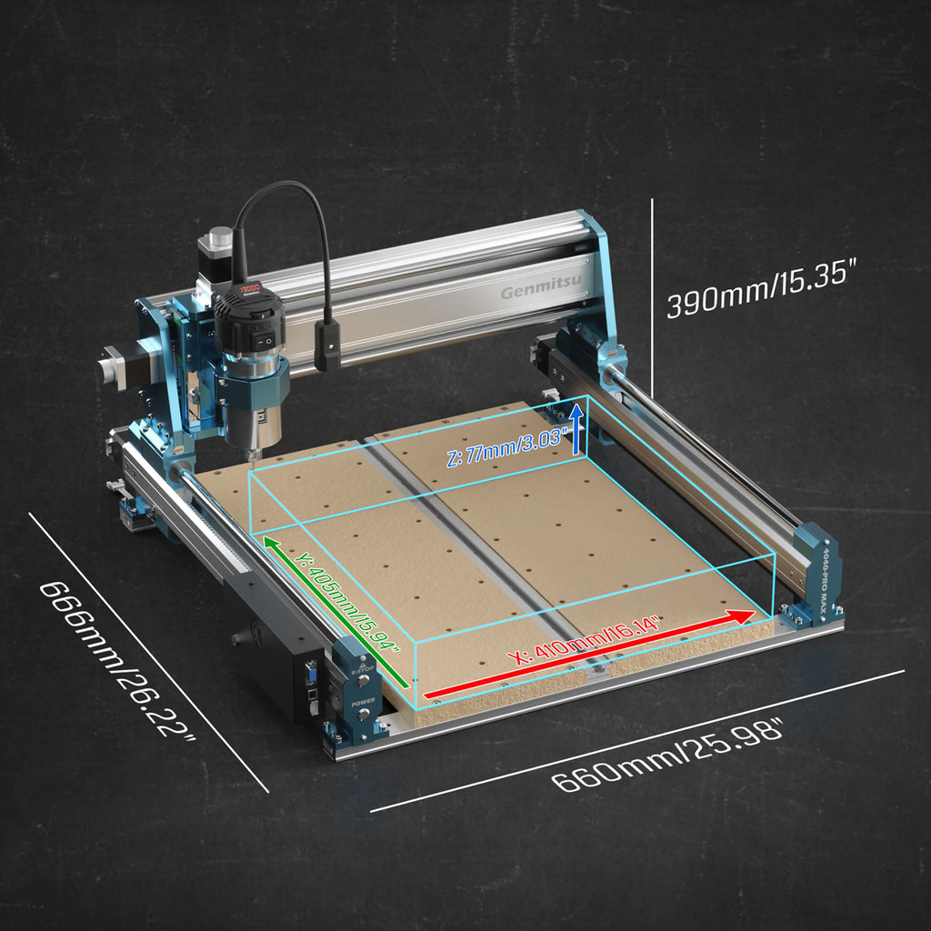 4040-PRO MAX CNC Router Machine with XZ Axis