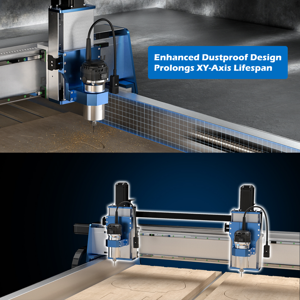 PROVerXL 4x4 CNC Router Machine for Wood Metal Carving