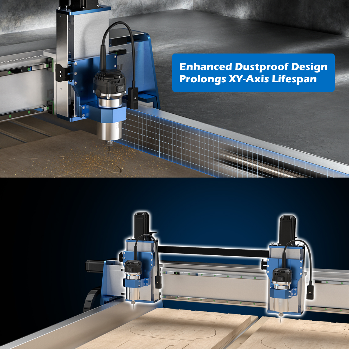 PROVerXL 4x4 CNC Router Machine for Wood Metal Carving