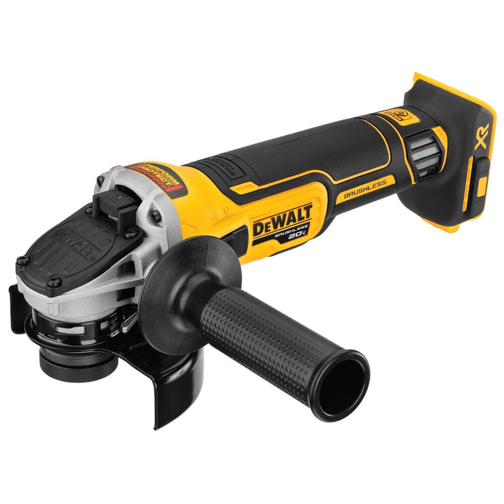 DEWALT20V MAX* XR® 4.5 in Angle Grinder With Kickback Brake