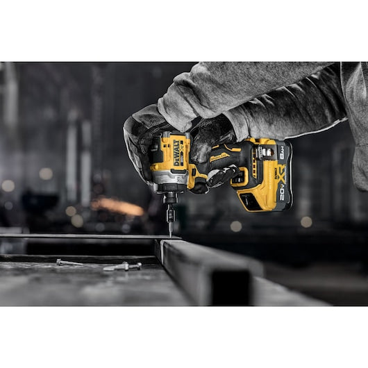 DEWALT 20V MAX* XR® Brushless Cordless 3-Speed High Torque 1/4 in. Impact Driver
