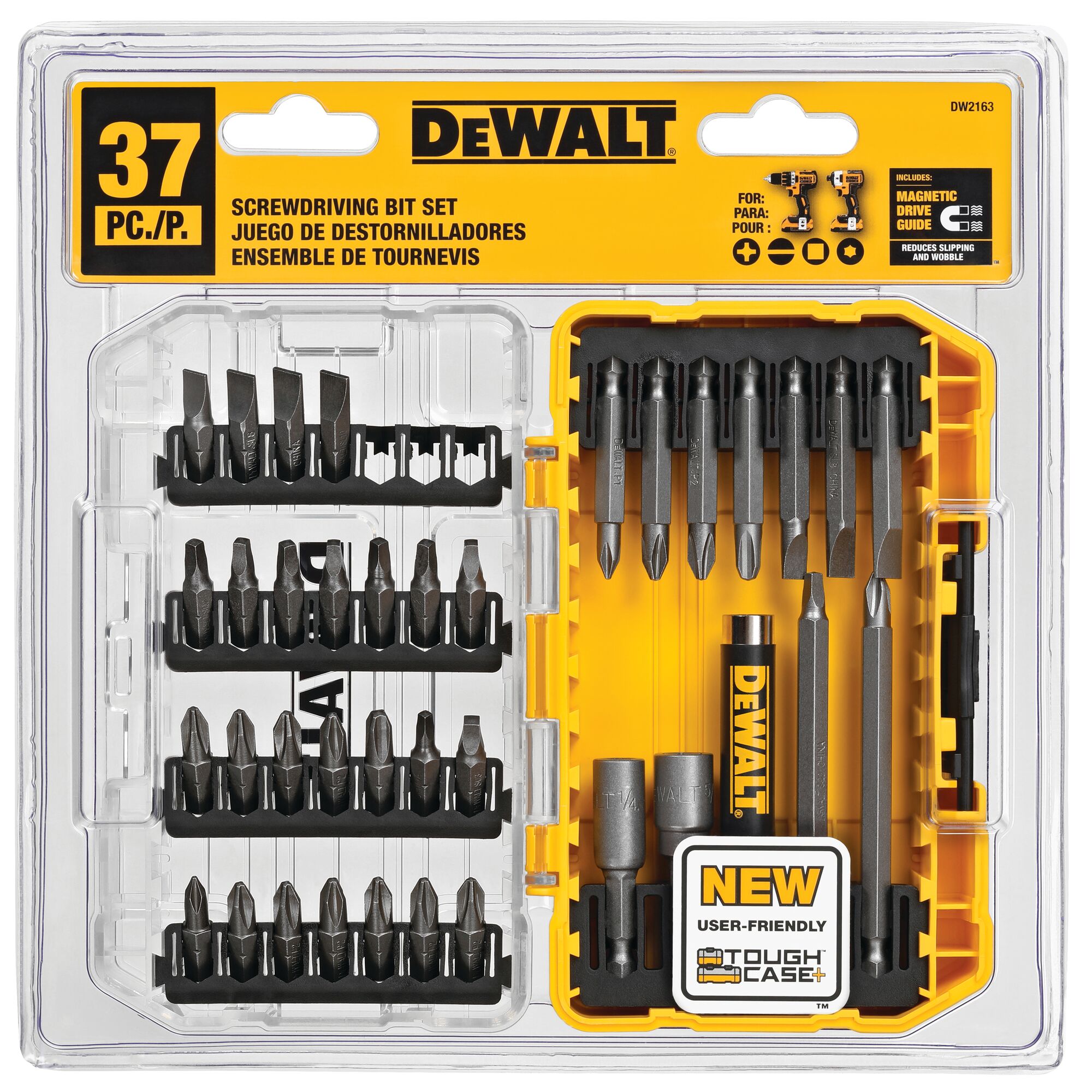 DeWalt 37-Piece Screwdriving Set With Tough Case
