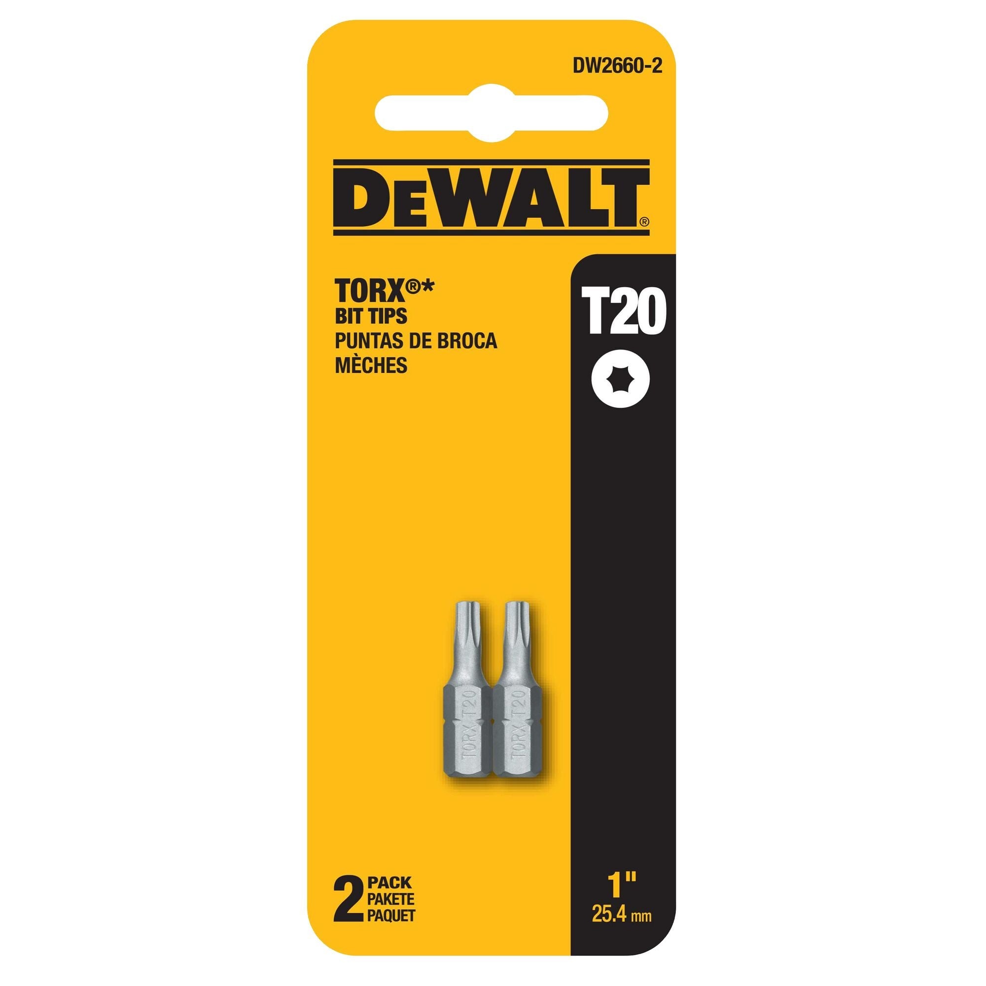 DeWalt #1 Phillips 1" Insert Bit Tips