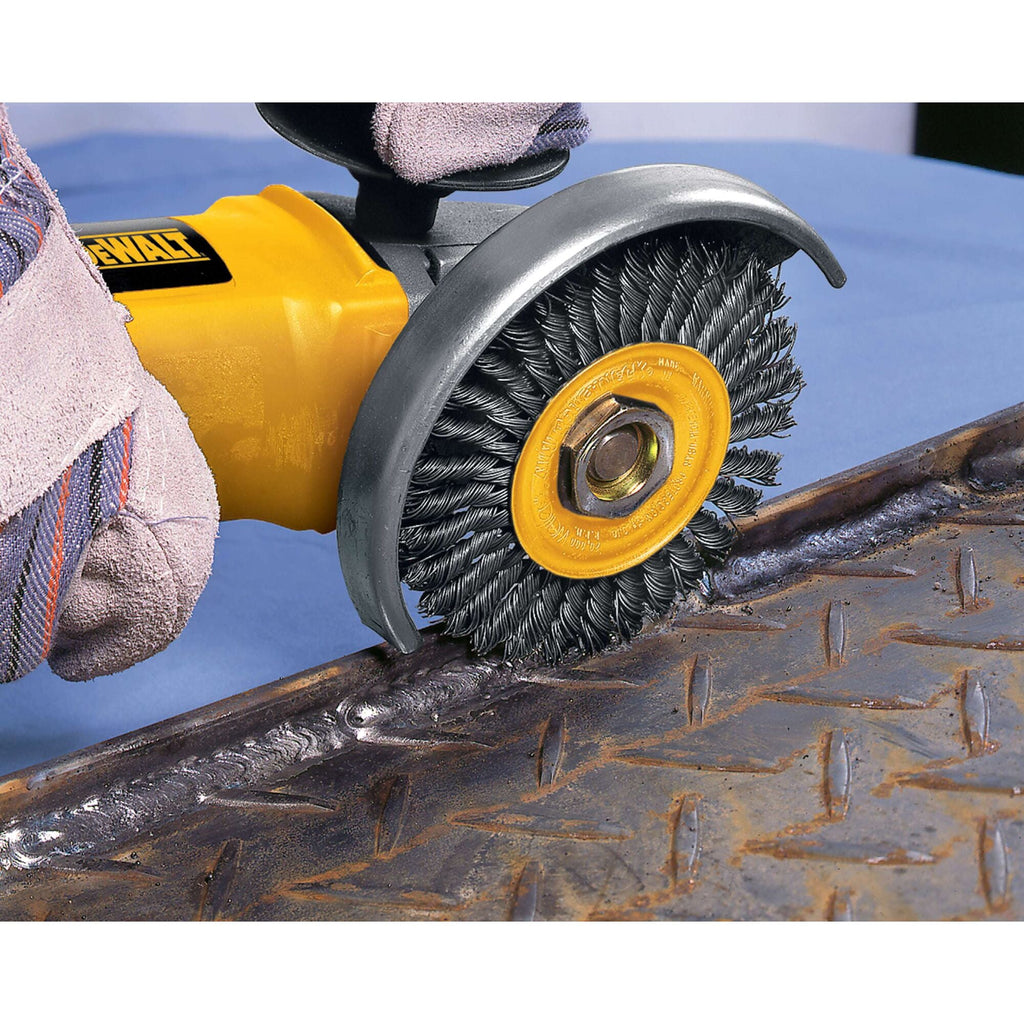 DeWalt 4" x 5/8"-11 HP .020 Carbon Stringer Wire Wheel