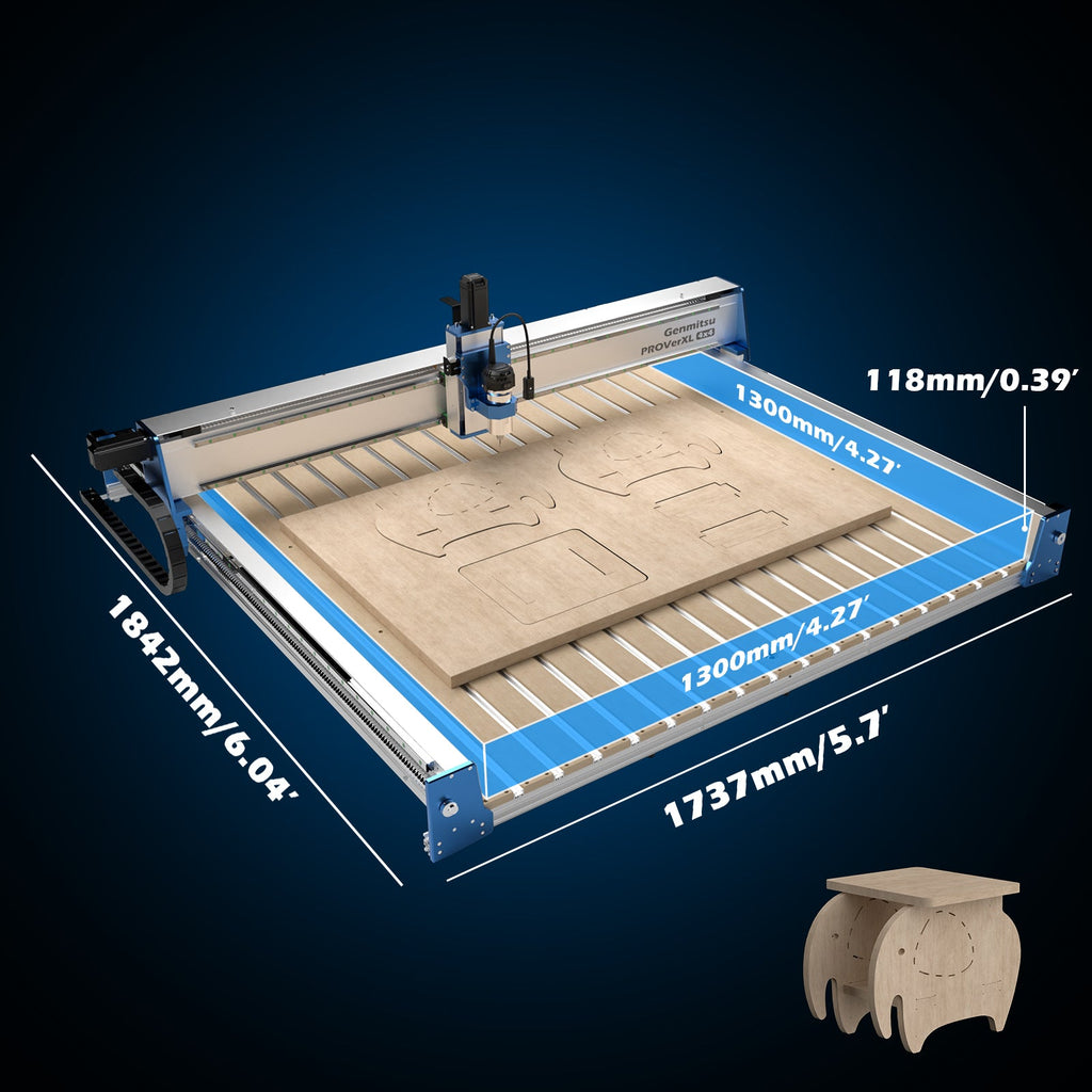 PROVerXL 4x4 CNC Router Machine for Wood Metal Carving