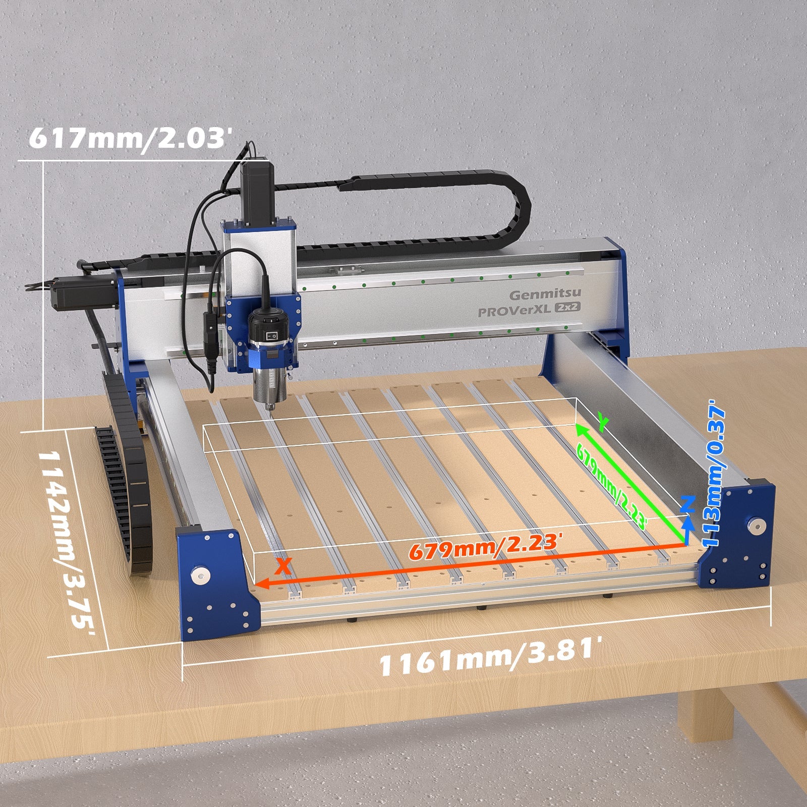 PROVerXL 2x2 CNC Router with Vectric Software, Professional Grade Precision