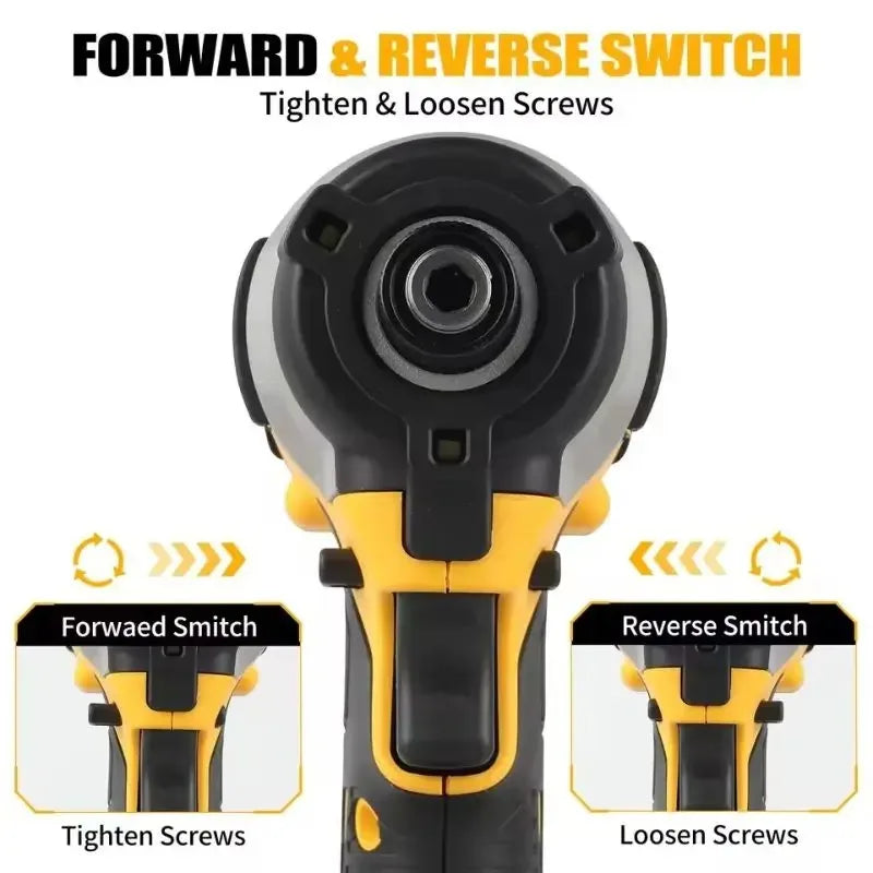 Dewalt Wireless Brushless Electric Screwdriver Lightweight 20V Impact Wrench
