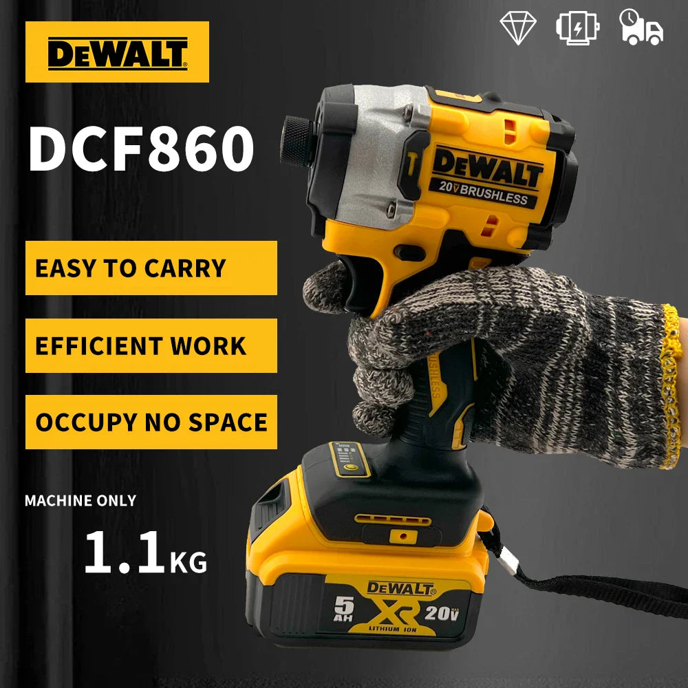 Dewalt Cordless Brushless Electric Screwdriver Impact Function 20V