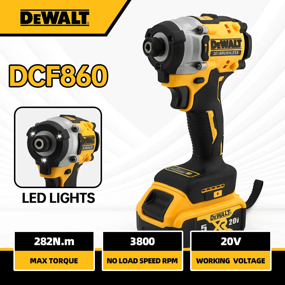Dewalt Cordless Brushless Electric Screwdriver Impact Function 20V