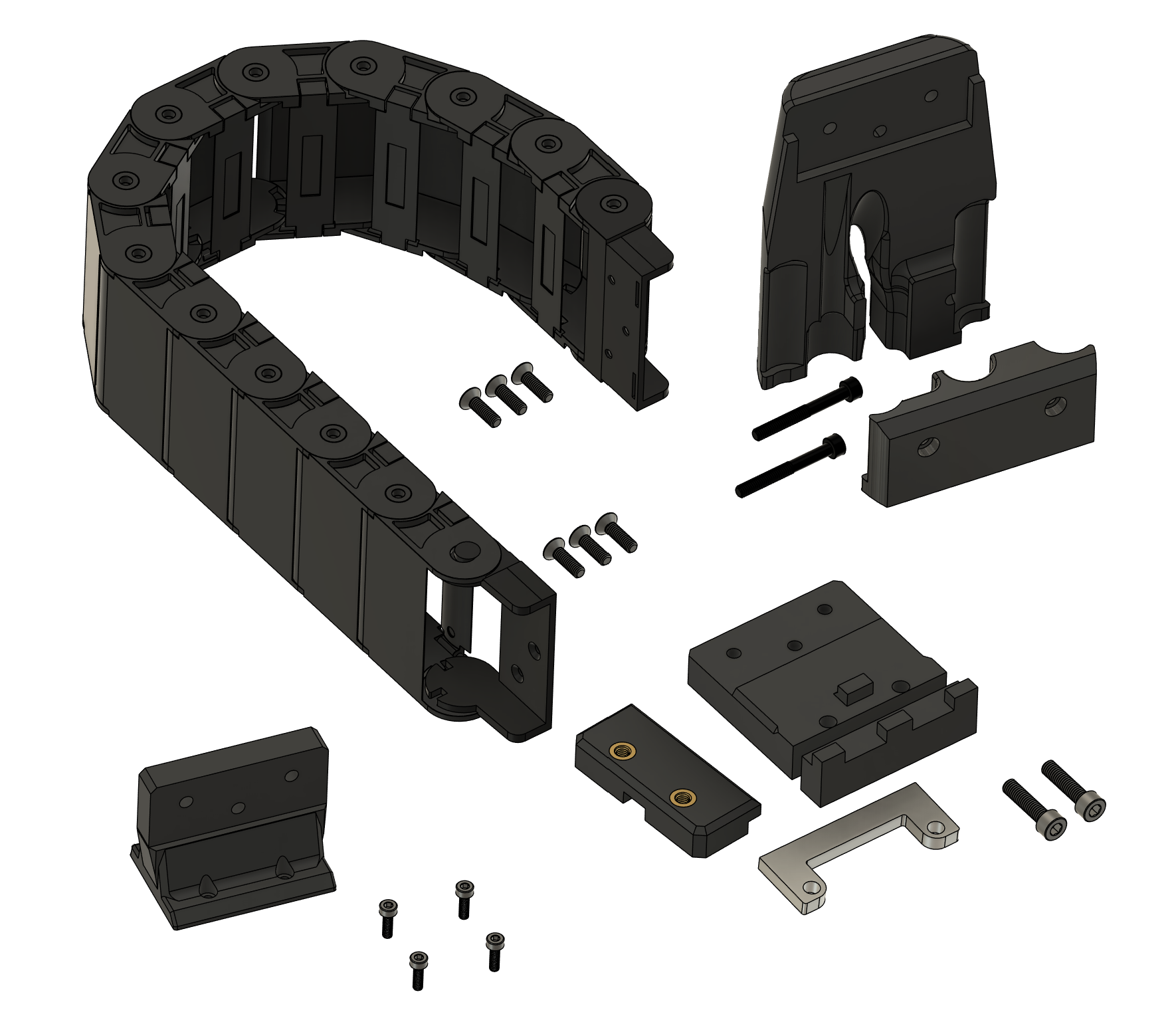 Z Axis Cable Chain Mount System