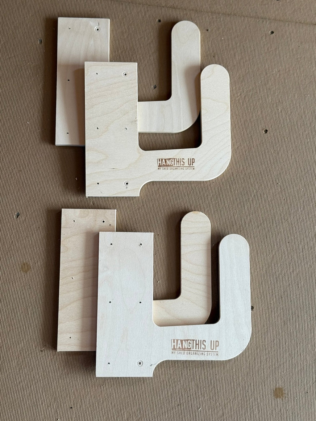 Wall-Mounted Cornhole Board Holder