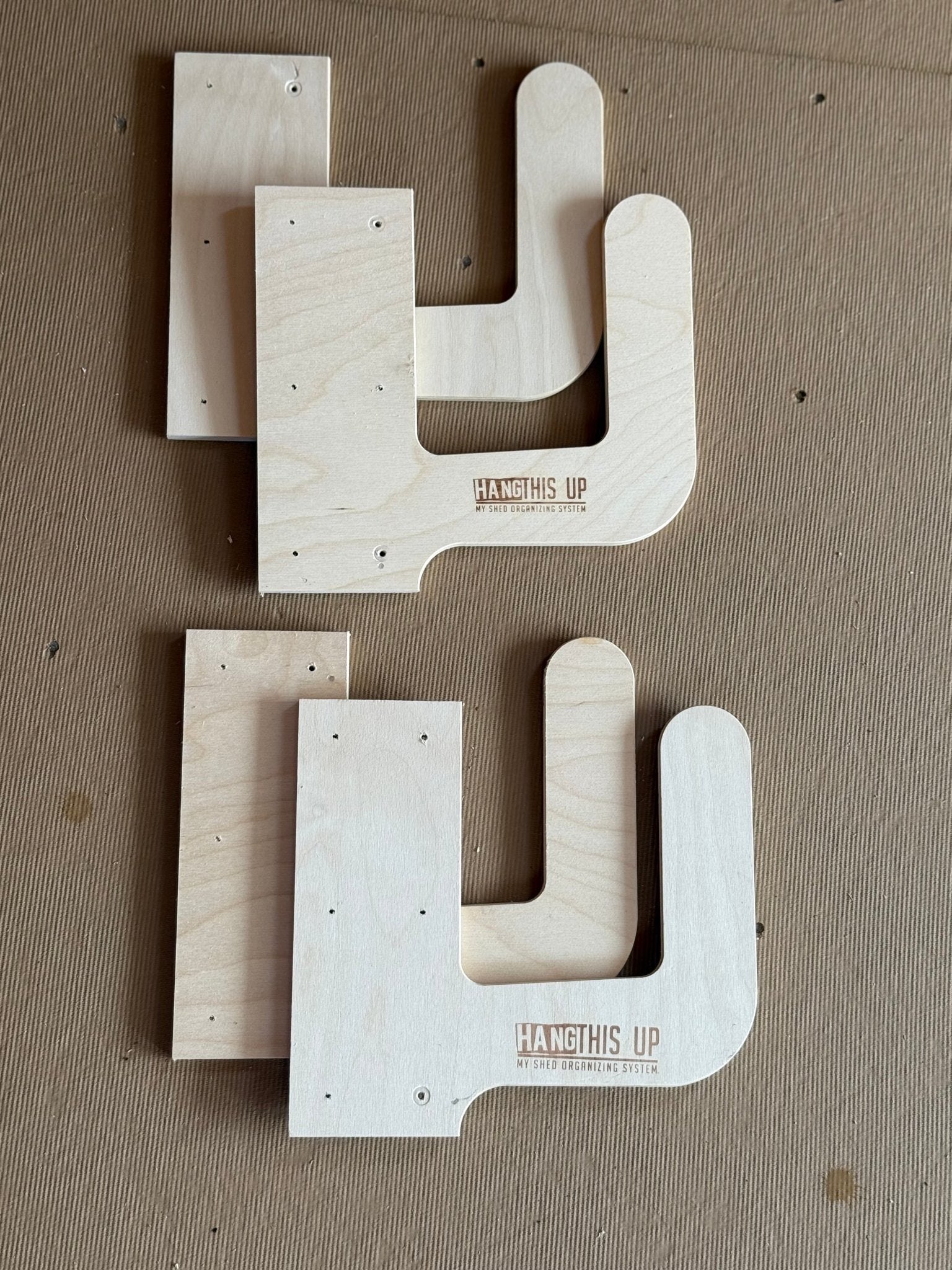 Wall-Mounted Cornhole Board Holder