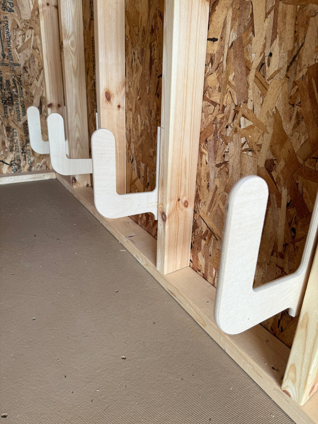 Wall-Mounted Cornhole Board Holder