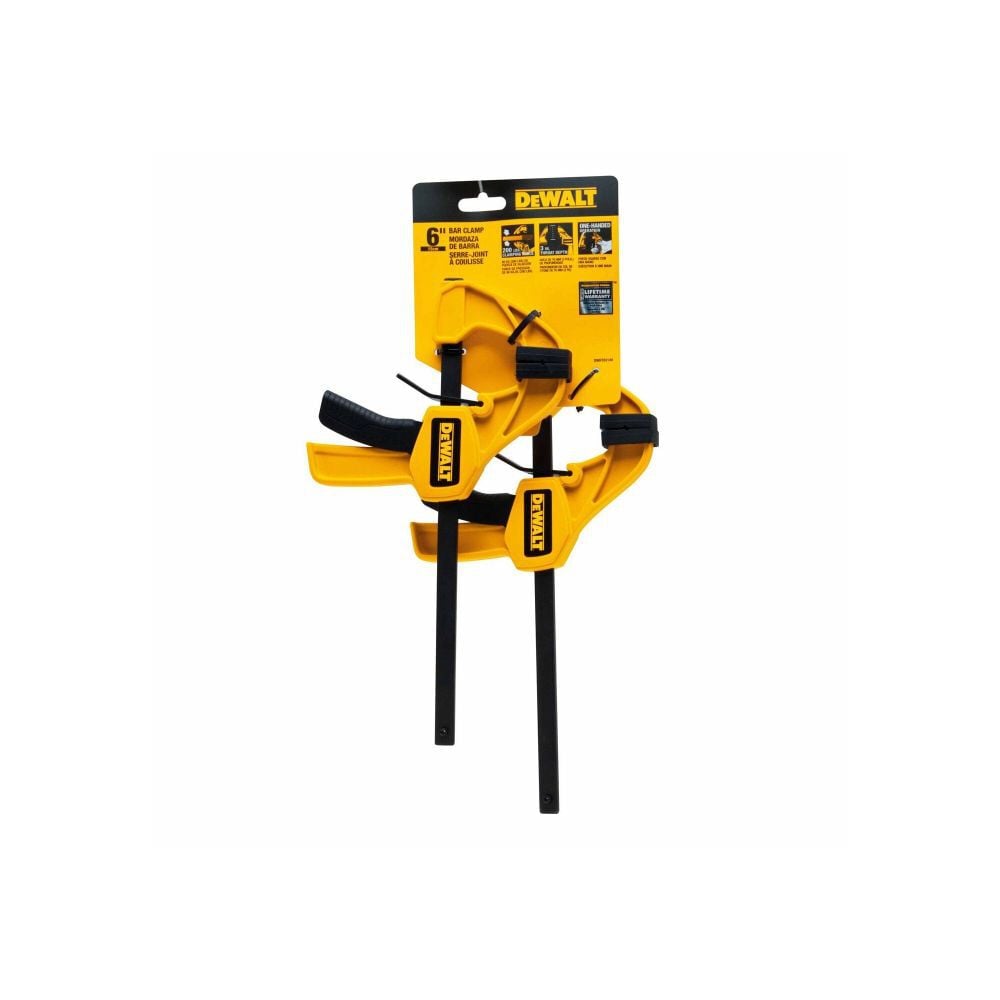DeWalt 2 Pack 6" Medium Trigger Clamp