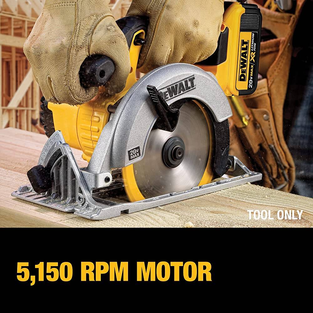 DEWALT 6-1/2-Inch 20V MAX* Circular Saw
