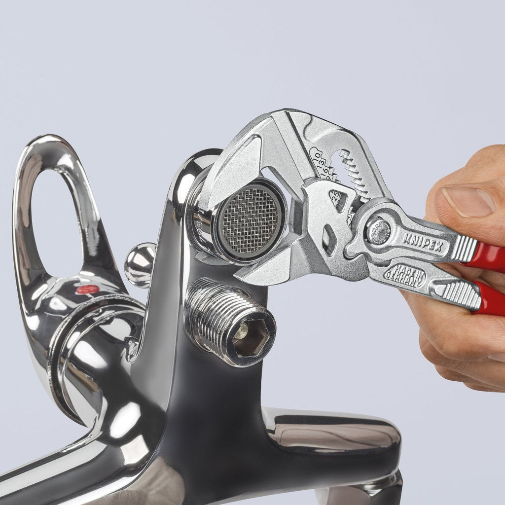 KNIPEX Tools - 2 Piece Compact Pliers Wrench Set - Mini Grip, Hold & Bend Tool Kit – 9K0080121US