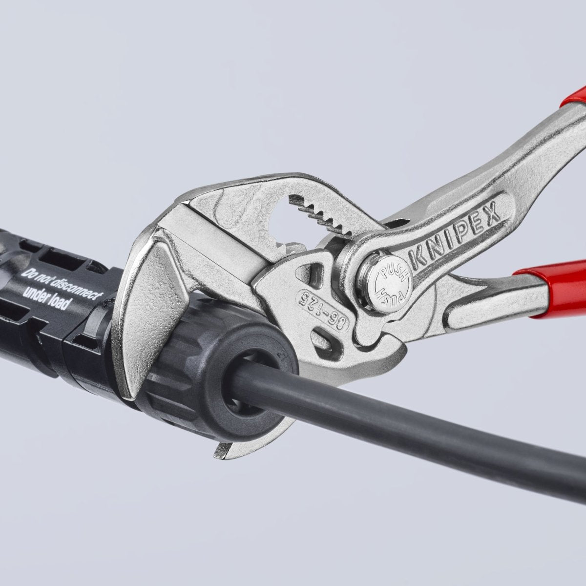 KNIPEX Tools - 2 Piece Compact Pliers Wrench Set - Mini Grip, Hold & Bend Tool Kit – 9K0080121US