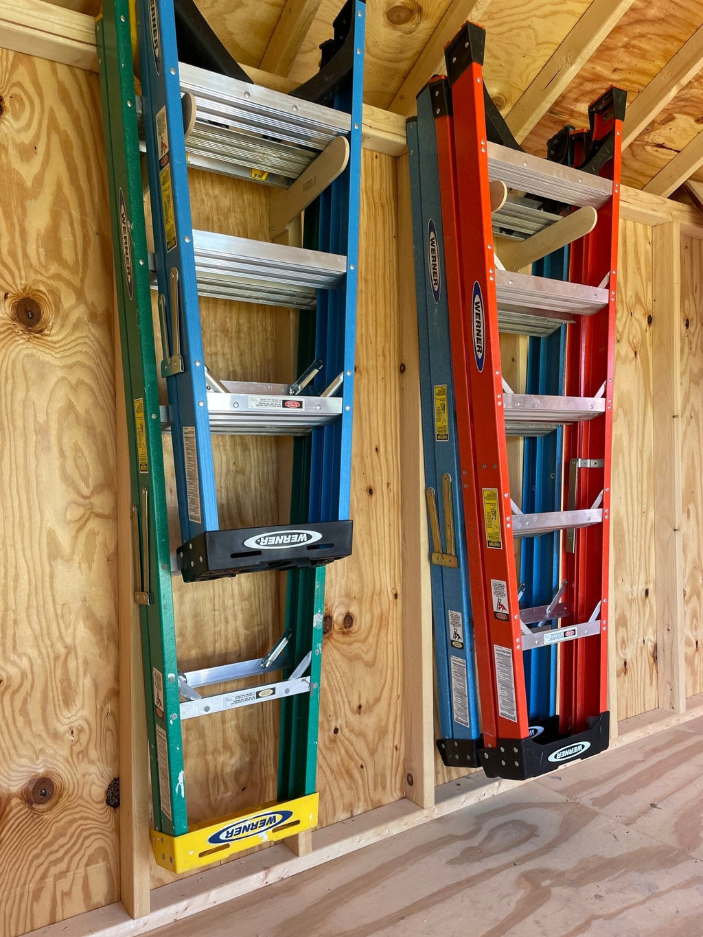 Complete Stud Mounted Shed Organization Kit