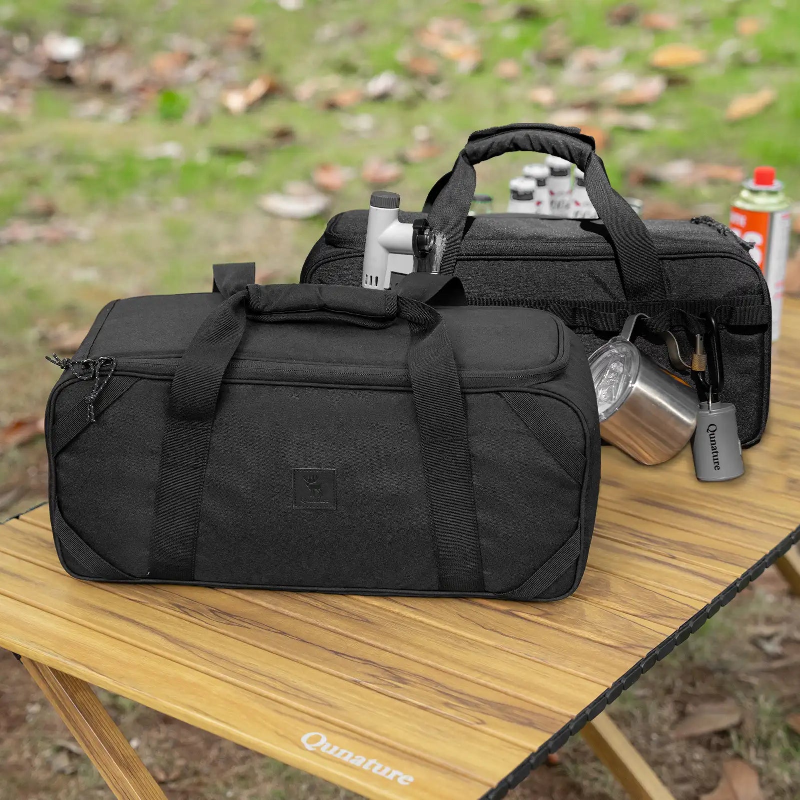 Multi-Compartment Camping Tableware Carry Bag