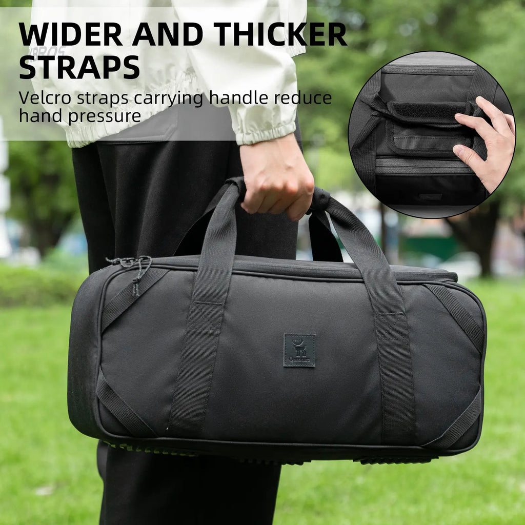 Multi-Compartment Camping Tableware Carry Bag