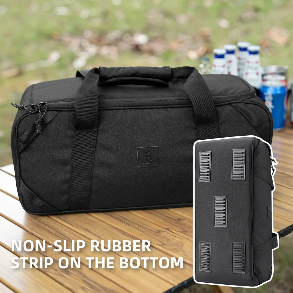 Multi-Compartment Camping Tableware Carry Bag