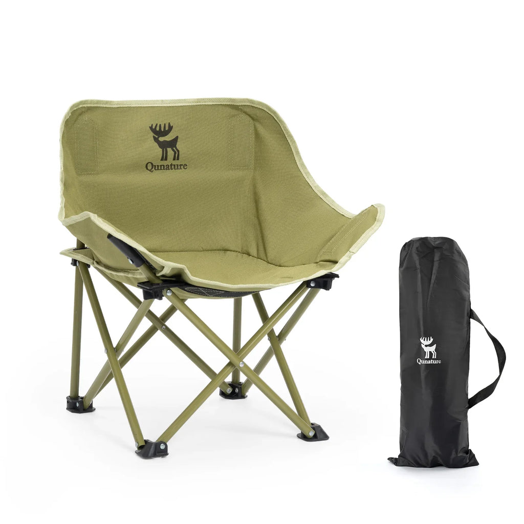 Folding Carbon Steel Camping Chair - Adult & Kids Sizes