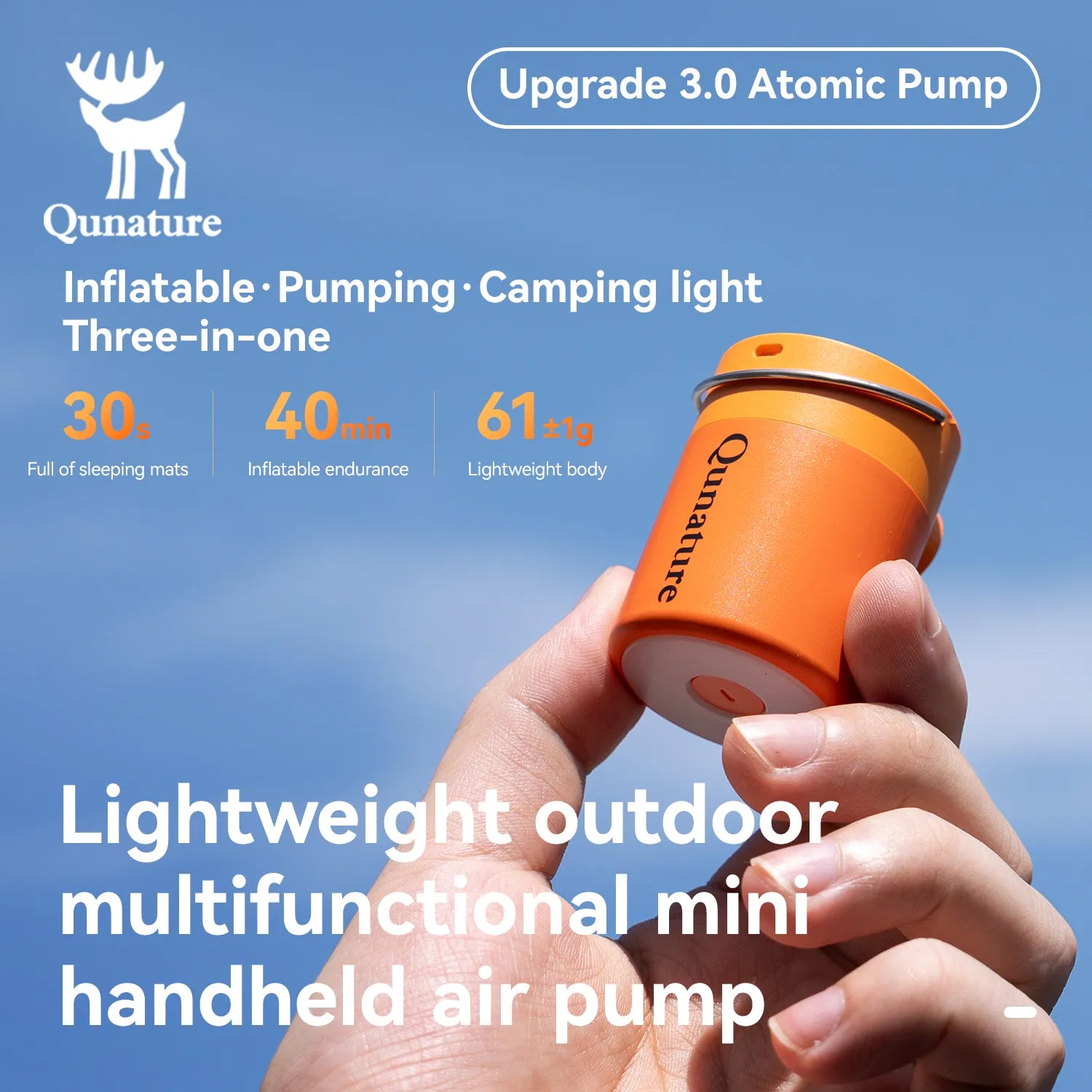 Multi-Use Mini Air Pump – Portable & Rechargeable for Inflatables