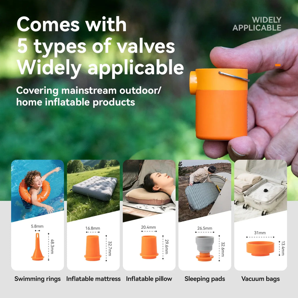 Multi-Use Mini Air Pump – Portable & Rechargeable for Inflatables