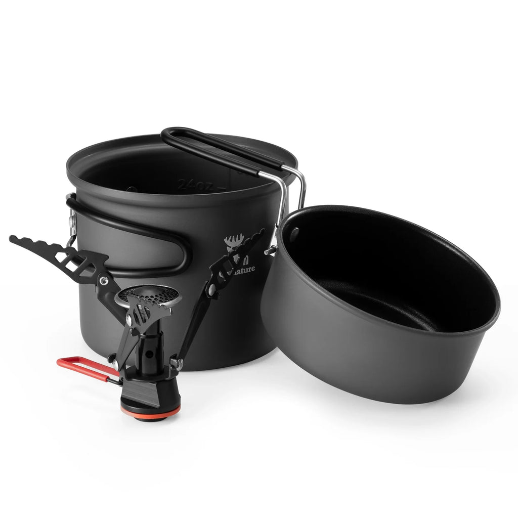 Ultra-Light Aluminum Camping Cookware Set