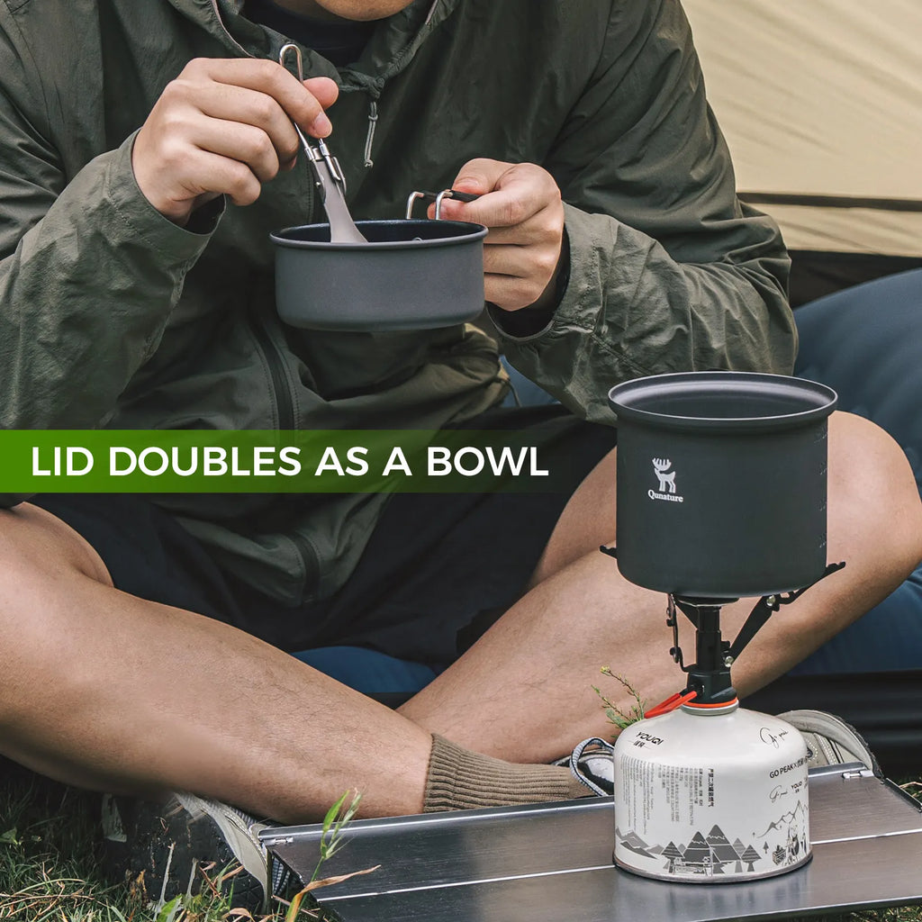 Ultra-Light Aluminum Camping Cookware Set