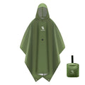 Unisex Waterproof Rain Poncho with Pocket for Hiking Outdoor