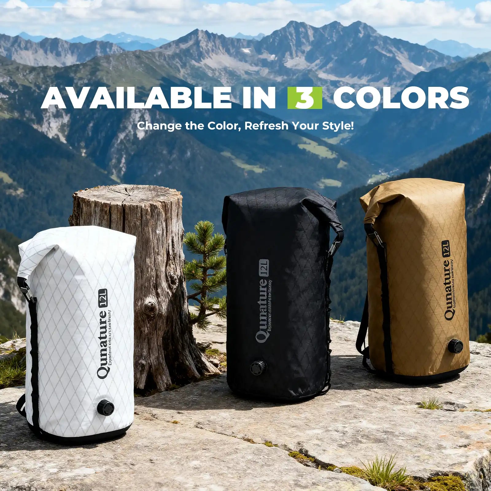 Waterproof Compression Bag for Bikepacking 6L/12L