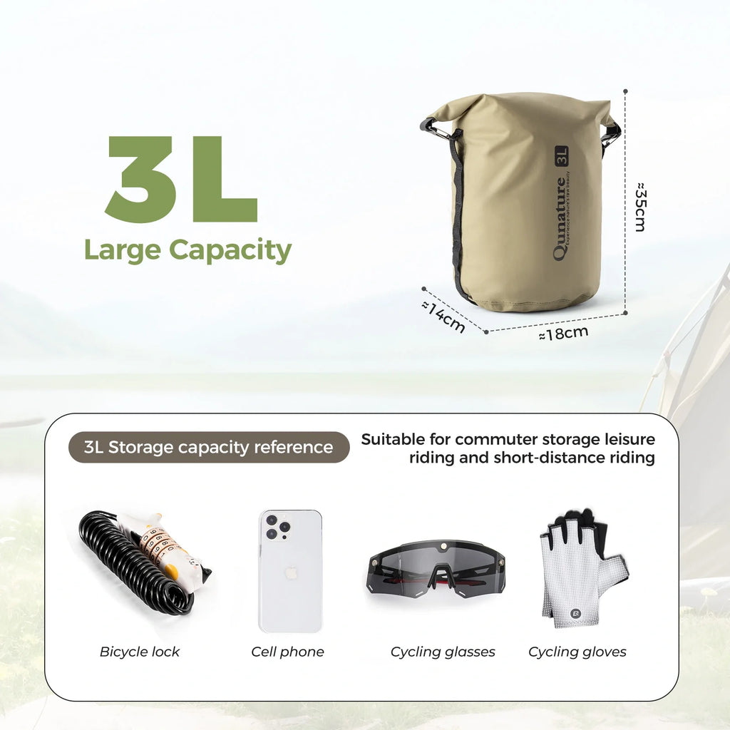 Ultralight & Waterproof Compression Bag for Backpacking 3L/6L/12L
