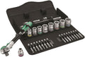 Wera 8100 SB 6 Zyklop Speed Ratchet Set 3/8" Drive Metric 29 Piece 05004046001